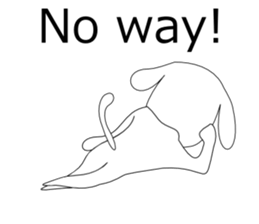 Free dog(English edition) sticker #5936614