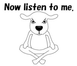 Free dog(English edition) sticker #5936619