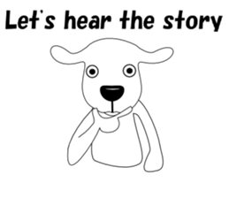 Free dog(English edition) sticker #5936620