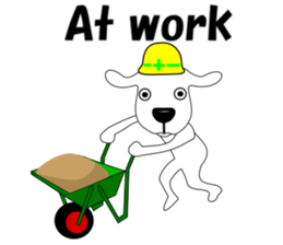 Free dog(English edition) sticker #5936625