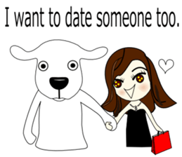 Free dog(English edition) sticker #5936628