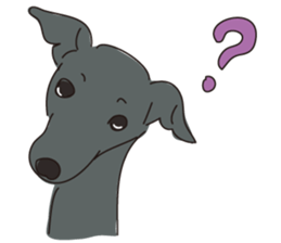 Italian greyhound express sticker #5936730