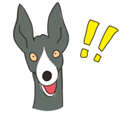 Italian greyhound express sticker #5936747