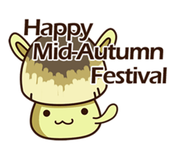 Straw mushroom Won Won (Mid-Autumn) sticker #5936872