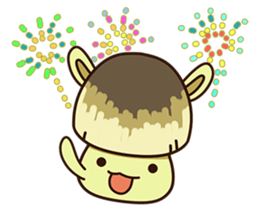 Straw mushroom Won Won (Mid-Autumn) sticker #5936879