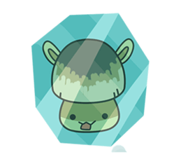 Straw mushroom Won Won (Mid-Autumn) sticker #5936880