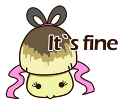 Straw mushroom Won Won (Mid-Autumn) sticker #5936889