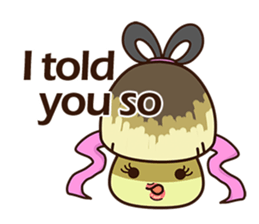 Straw mushroom Won Won (Mid-Autumn) sticker #5936890