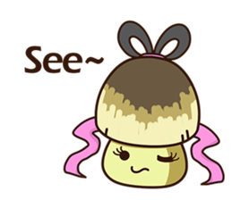 Straw mushroom Won Won (Mid-Autumn) sticker #5936893