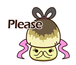 Straw mushroom Won Won (Mid-Autumn) sticker #5936894