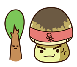 Straw mushroom Won Won (Mid-Autumn) sticker #5936896