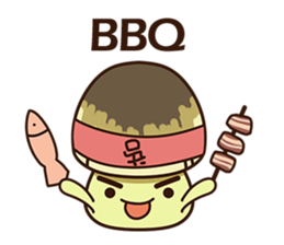 Straw mushroom Won Won (Mid-Autumn) sticker #5936897