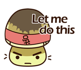 Straw mushroom Won Won (Mid-Autumn) sticker #5936904