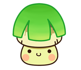 Straw mushroom Won Won (Mid-Autumn) sticker #5936909