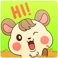 Colla, the happy hamster