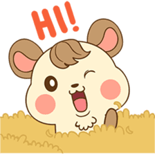 Colla, the happy hamster sticker #5937072