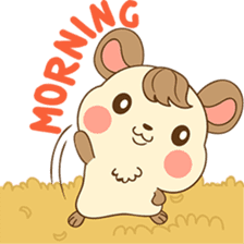 Colla, the happy hamster sticker #5937073