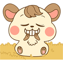 Colla, the happy hamster sticker #5937077