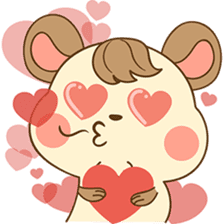 Colla, the happy hamster sticker #5937079