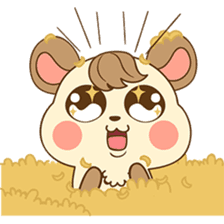 Colla, the happy hamster sticker #5937080