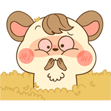Colla, the happy hamster sticker #5937081