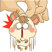 Colla, the happy hamster sticker #5937085