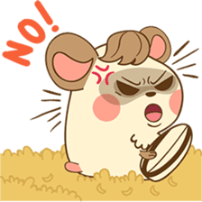 Colla, the happy hamster sticker #5937087