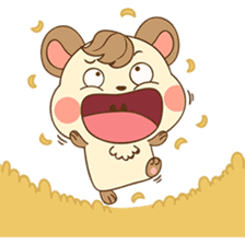 Colla, the happy hamster sticker #5937090