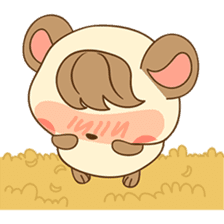 Colla, the happy hamster sticker #5937091