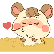 Colla, the happy hamster sticker #5937092