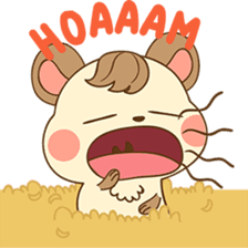 Colla, the happy hamster sticker #5937094