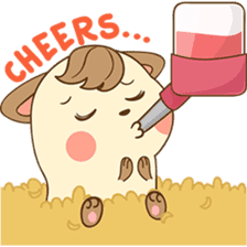Colla, the happy hamster sticker #5937099