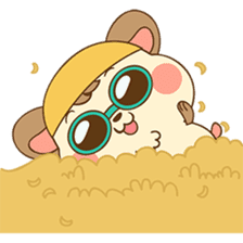 Colla, the happy hamster sticker #5937104