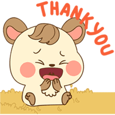 Colla, the happy hamster sticker #5937108