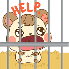 Colla, the happy hamster sticker #5937111