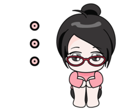 shopping online girl sticker #5937248