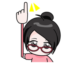 shopping online girl sticker #5937267