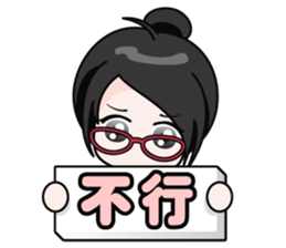 shopping online girl sticker #5937269