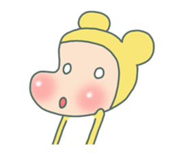 Baby calling happiness sticker #5937510