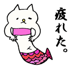 cute cat mermaid sticker #5937589