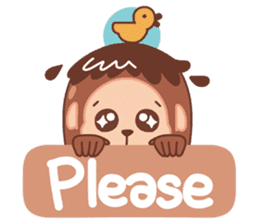 ChocoMonkey&StrawBeary2 (ENG) sticker #5937930