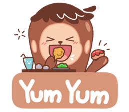 ChocoMonkey&StrawBeary2 (ENG) sticker #5937938