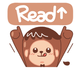 ChocoMonkey&StrawBeary2 (ENG) sticker #5937946