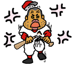 Baseball signals of the rival team sticker #5938257