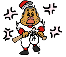 Baseball signals of the rival team sticker #5938257