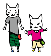 CLIMBING CAT sticker #5938553