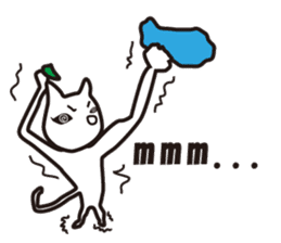 CLIMBING CAT sticker #5938561