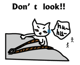 CLIMBING CAT sticker #5938566