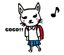 CLIMBING CAT sticker #5938573