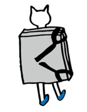 CLIMBING CAT sticker #5938582